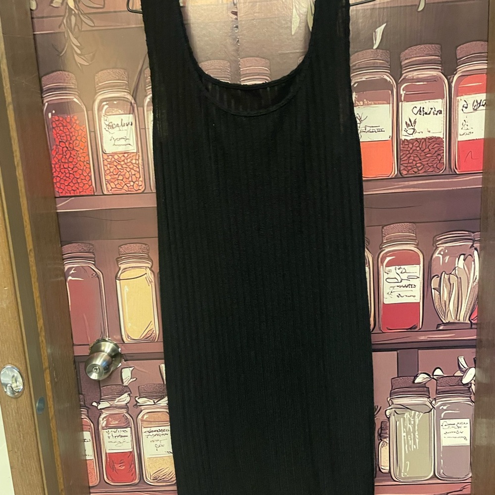 Elegant Black Sleeveless Dress
